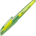 Schulfüller mit Standard-Feder M - STABILO EASYbuddy in limette/grün - blau (lös