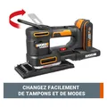 Worx WX820.9 20V Akku-Multifunktionsschleifer (Multischleifer) (WX820.9)
