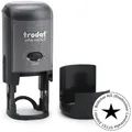 Trodat Printy 46025 Stempel, Textstempel, inklusive Textplatte, Ø 25 mm