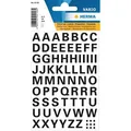 Herma Klebebuchstaben 4158 Vario A-Z, Höhe 10mm, schwarz, wetterfest, 74 Buchstaben