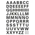 Herma Buchstaben-Sticker A-Z, Folie schwarz, 10 mm hoch
