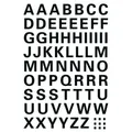 1 bis 60x HERMA Buchstaben-Sticker A-Z, Folie schwarz, 10 mm hoch BIS 87% RABATT