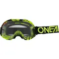 O'NEAL Crossbrille B-10 Attack - Black/Neon Yellow - Clear