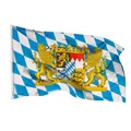 Aricona Bayern Flagge 60x90cm klein - wetterbeständige Fahne mit Messingösen, 100% Polyester, robuste Doppelnaht & in lebendigen Farben - ideal für Flaggen-Liebhaber