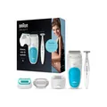 Braun Silk-épil 5 5-810 Epilierer für Frauen für eine sanfte Haarentfernung, weiß/türkis