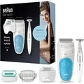 Braun Epilierer Silk-epil 5, 5-810 SensoSmart, mit 4 Aufsätzen, Bikinitrimmer und Beutel