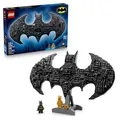 LEGO DC Batman: Batman Logo - Superhelden Spielzeug mit Minifiguren - Kreativer Modellbau für Jungen und Mädchen - DIY Deko für Kinderzimmer - Geschenk für Fans ab 12 Jahren - 76330