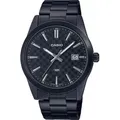 Casio Herrenuhr DATE CARBON LOOK DIAL BLACK SERIES- BLACK Schwarz (Ø 41 mm) - Schwarz