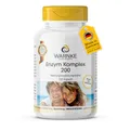 Enzym Komplex Kapseln - 100 Kapseln - schluckfreundlich - Acerola, Bromelain, Bioflavonoide, Anasas, Feige & Papaya - hochdosiert | Warnke Vitalstoffe - Deutsche Apothekenqualität