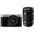 Fujifilm X-M5 Silber + XC15-45mm f3.5-5.6 + XF55-200mm f3.5-4.8