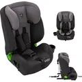 FableKids Kinderautositz mit Isofix, Autokindersitz ab 15 M., Autositz für Kinder 76-150 cm, 3-Punkt-Sicherheitsgurt, Grau ECE R129/03 - Grau