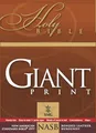 B-NS-AMG BUR RL HANDY SIZE: New American Standard Bible, Burgundy, Bonded Leather, Giant Print, 1977 Edition (Amg Giant Print Handy-Size Bibles)