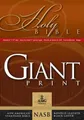 Warren Patrick Baker NASB Giant Print Handy-Size Reference Bible (Leather Bound)