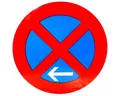 BauSupermarkt24 Verkehrsschild Verkehrszeichen Nr 283-11 Halteverbot Ende links Verkehrsschild Schild