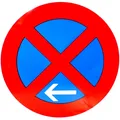 ORIGINAL Verkehrszeichen Nr 283-11 Halteverbot Ende links Verkehrsschild Schild