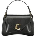 Elegante Schwarze Damenhandtasche mit Abnehmbarem Schultergurt - Schwarz
