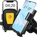 Retoo Handyhalterung Fahrrad, Universal Handy Fahrradhalterung für 3,5-6,5 Zoll Smartphone mit 360° Drehbar, Handyhalter Lenker Motorrad, Rennrad, MTB, Scooter und E-Bike, Fahrrad Halte Anti-Shake