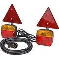 Dema - Anhänger Magnet-beleuchtungssatz 12v Mit Rückstrahler 7-polig Rückleuchten Set