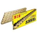 DID 520 VX3 XRING 110 M Straßenantriebskette Schnelle Clipverschluss Gold