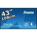 Iiyama Digital-Signage ProLite LH4360UHS-B2AG, 42,5 Zoll, 4K UHD 3840 x 2160, 500 cd/m², 24/7 Betriebszeit