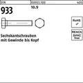 Sechskantschraube DIN 933 VG M12x 70 10.9 50 Stück