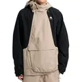 Burton Mens Reserve 2L Relaxed Anorak Summit Taupe/True Bl XL - Beige - XL