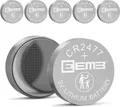 EEMB 5 Pack CR2477 Batterie 3V Lithium Knopfzellenbatterien 2477 Batterie