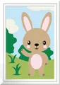 Ravensburger CreArt 12023101 - Süßer Hase - Malen nach Zahlen für Kinder ab 7 Jahre