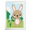 Ravensburger CreArt Süßer Hase Malen nach Zahlen Mal-Set Kinder ab 7 Jahren