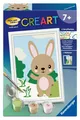 CreArt, Malen nach Zahlen Kinder - Süßer Hase