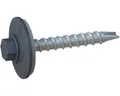 Sarei Piccolo Dach-und Fassadenschraube Anthrazitgrau RAL 7016 6 mm x 38 mm Pack