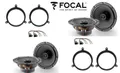Focal RCX-165 Set 4 Lautsprecher Dacia Lodgy Logan Sandero Dokker Renault Scenic