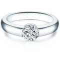 Trilani Ring aus Sterling Silber in Silber mit verziert mit Kristallen von Swarovski® Ringe   Damen 