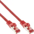 inLine® Patchkabel, S/FTP (PiMf), Cat.6, 250MHz, Rot, 1m (76411R)