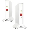 Mesh Set 4200 2er-Set, Repeater weiß/rot, 2x FRITZ!Repeater 3000 AX