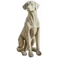 Mirabeau Dekofigur Deko-Hund Elliot antikweiß weiß