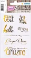 HERMA Creative Sticker Amazing Goldfolie
