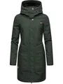 Ragwear Damen warmer Winter Parka Jannisa Intl Dark Olive Gr. L