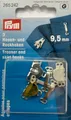 Hosen und Rockhaken 3 Stück 9,5 mm silber PRYM 265242 Haken Rock Bund Verschluß
