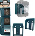 StealthMounts Batteriehalter kompatibel mit Makita 40 V XGT | schnurlose Batteriehalterung Elektrowerkzeuge | 6 Stück | blaue Batterie-Organizer