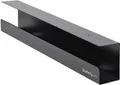 StarTech.com Kabelschacht zur Untertisch Montage - Kabelmanagement für den Tisch - Kabelrinne - 60cm x 11cm (UDCMTRAY) - Kabelmanagementfach - unter Tisch montierbar - Schwarz
