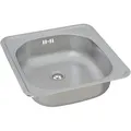 Respekta Einbauspüle 1 Becken Dallas Single 46,5 X 43,5 Cm Spülbecken Spüle