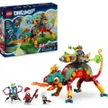 LEGO DREAMZzz 2-in-1 Mateos Feuer-Chamäleon - Fantasy-Tierfigur umbaubar in Spielzeug-Jet & Mech - Set für Jungen & Mädchen ab 7 Jahren inkl. 2 ... - Bunt