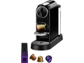 DELONGHI Citiz EN167.B Nespresso EN167.B, stylisch schlankes Design auch für hohe Gläser, schnelle Aufheizzeit, einfache Bedienung, Kapselmaschine Schwarz