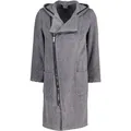 Cawö Bademäntel Herren Kapuze New Zipper 6516 anthrazit-schwarz - 774