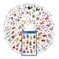 AVERY Zweckform 436 (Kinder Sticker, Ballerina, Prinzessin, Pferde, Meerjungfrau, Kindergeburtstag, Mitbringsel, Mitgebsel, Gastgeschenke), Sticker Set Mädchen Mix, 59990