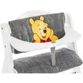 Hauck Hochstuhleinlage Highchair Pooh, Grau, Kunststoff, Textil, 2-teilig, Bär, Füllung: Polyester, 25x44 cm, Klettverschluss, abwaschbar, Babymöbel, Hochstühle & Zubehör, Hochstuhlzubehör, Hochstuhleinlagen