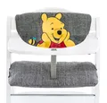 Hauck Hochstuhlauflage Disney Deluxe - Winnie Pooh Grey, Sitzpolster Sitzkissen – Sitzauflage für Alpha Hochstuhl
