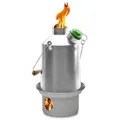 Kelly Kettle Medium 'Scout' 1.2ltr - Edelstahl - Grau