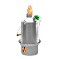 Medium "Scout" Kelly Kettle® Edelstahl (1.2 liter)